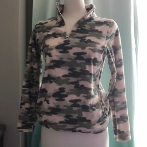 Camouflage pull over jacket